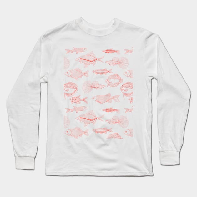 Fishes Long Sleeve T-Shirt by katerinamk